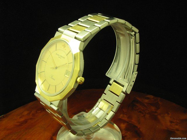 replica Baume & Mercier &  Riviera 18kt. Gold/ Edelstahl Herrenuhr WATCHES 1 