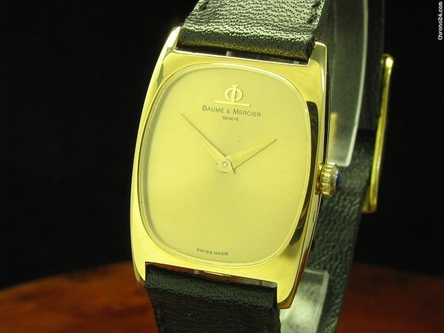 replica Baume & Mercier Elegante Mechanische  &  18kt Gold Damenuhr WATCHES 1 