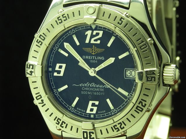replica Breitling Colt Oceane Edelstahl Chronometer Damenuhr Ref. A57350 WATCHES 1 