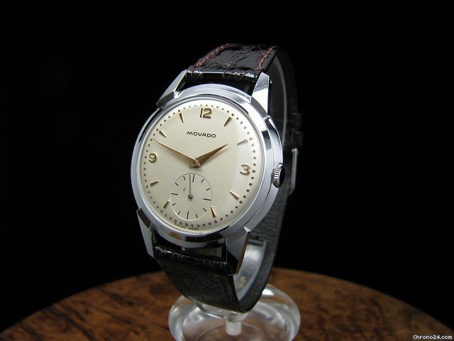 Movado Edelstahl Herrenuhr Von 1955