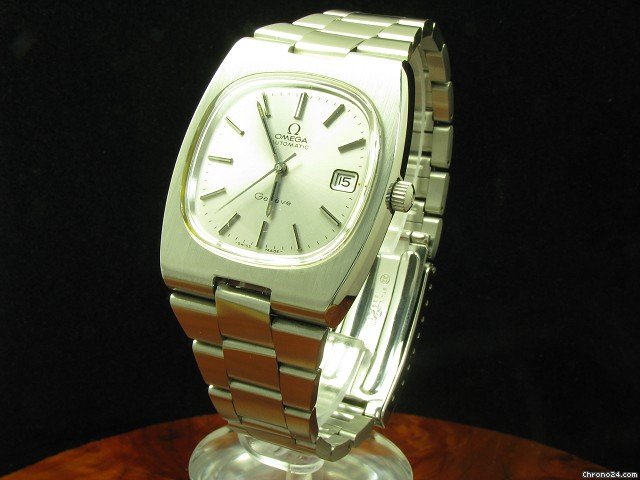 Omega Edelstahl Automatic Herrenuhr Mit Datum