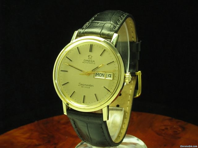 Omega Seamaster De Ville 14kt. Gold Day-date Automatic Herrenuhr