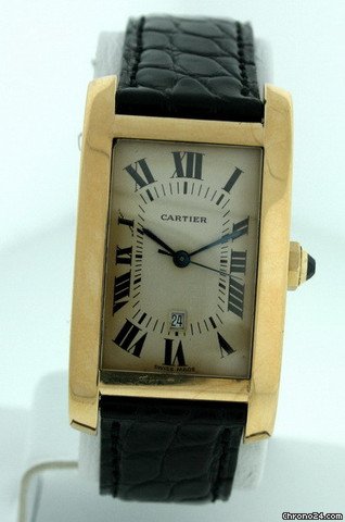 replica Cartier Tank Americaine Mid-Size W2603556 Pre-owned WATCHES 1 