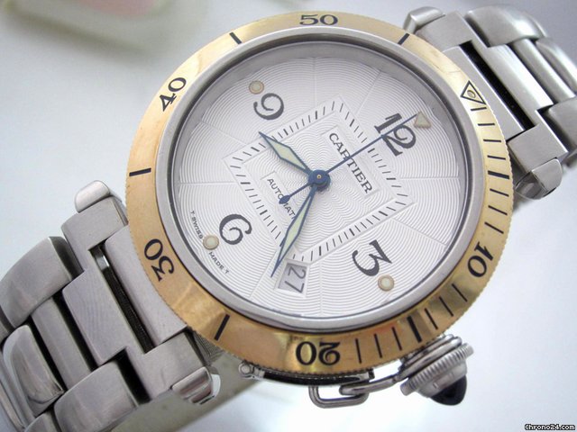 Cartier Pasha Glasboden