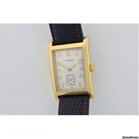 Longines Dolce Vita Elegance 18ct gold manual on strap