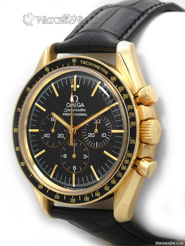 replica Omega Speedmaster Special Edition Professional Chronograph (Only 999 Pieces) - 41mm Yellow Gold - 1450052 WATCHES 1 