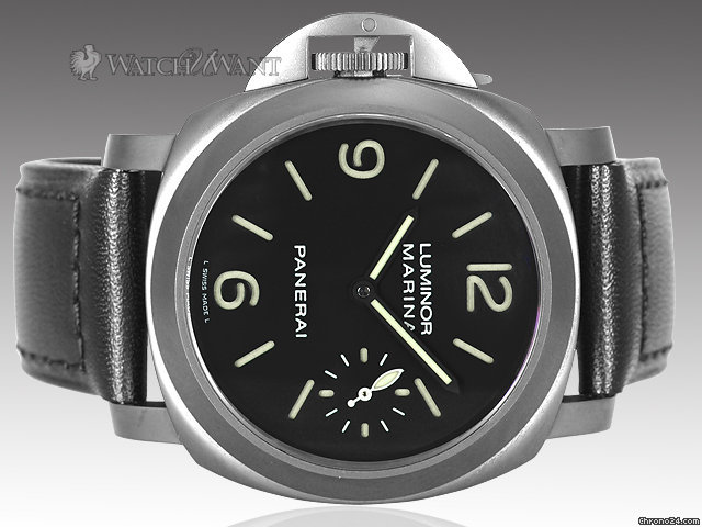 Panerai PAM 26 K PVD Destro Luminor Marina - Special Edition 1000 Pieces - 44mm Black PVD/DLC Coated Stainless Steel