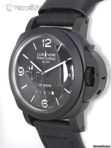 replica Panerai PAM 335 M Luminor 1950 10 Days GMT Ceramica - 44mm Black Ceramic Case - NOW AVAILABLE AT AN UNMATCHED PRICE WATCHES 1 