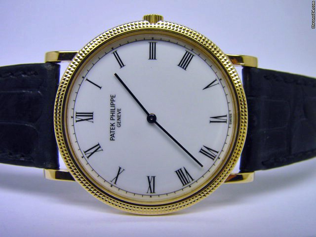 Patek Philippe CALATRAVA Ref. 3520D - Porzellan Zifferblatt