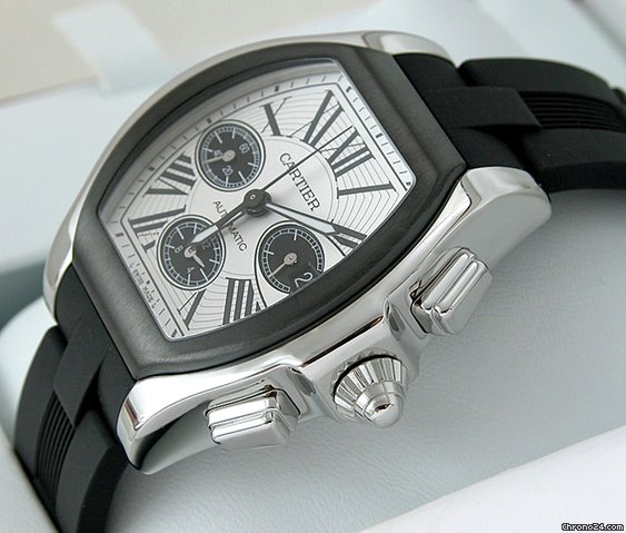 replica Cartier STAINLESS STEEL ROADSTER CHRONOGRAPH WATCHES 1 