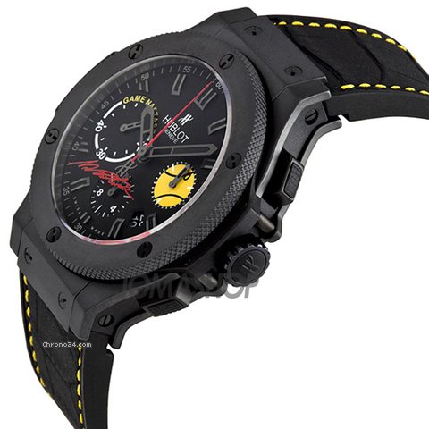 Hublot Nastie Bang Black Dial Black Ceramic Mens Watch 301CI8017GRNST11 WATCHES 2