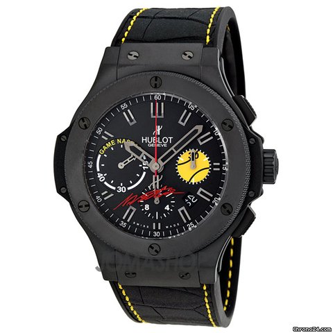 Hublot Nastie Bang Black Dial Black Ceramic Mens Watch 301CI8017GRNST11