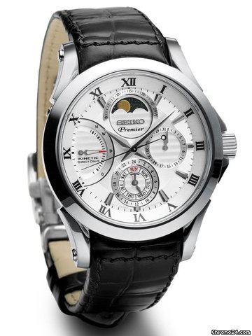 Seiko Kinetic SRX003P1 Direct Drive Mondphase Herrenuhr
