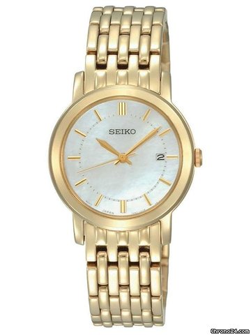 Seiko SXDB94P1 vergoldete Damenuhr
