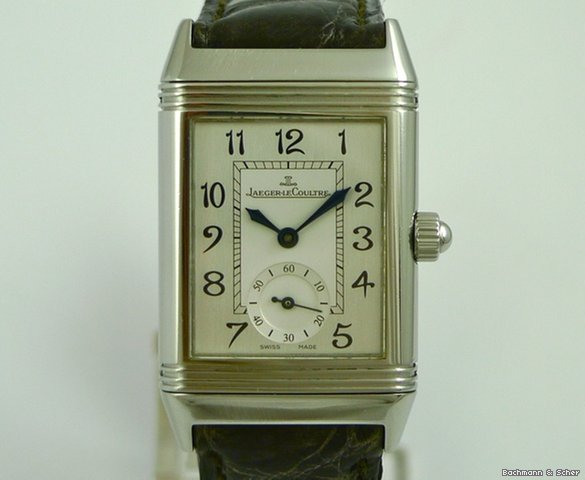 replica Jaeger-LeCoultre Reverso Classique Duetto, Stainless Steel, Manual WATCHES 1