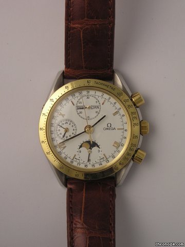 Omega Speedmaster triple calendar moonphase chrono
