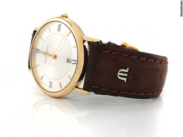 replica Maurice Lacroix Damenuhr 69686 35 mm Edelstahl vergoldet Quarz WATCHES 1 