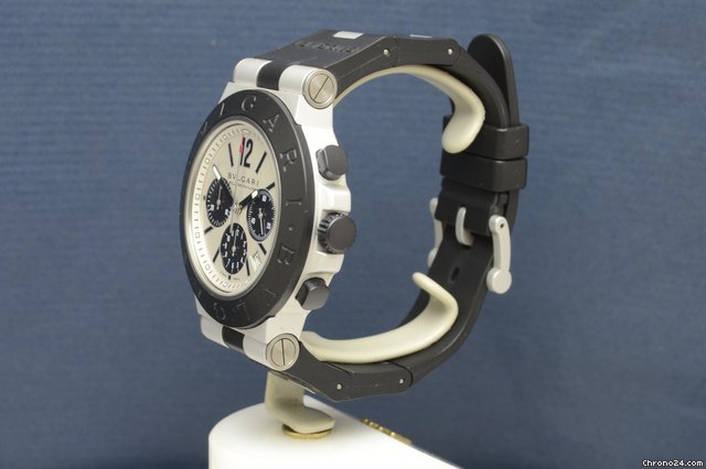 replica Bulgari Diagono Aluminium Chrono WATCHES 1 