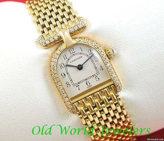Cartier 18K LADYS CALANDRE DIAMOND