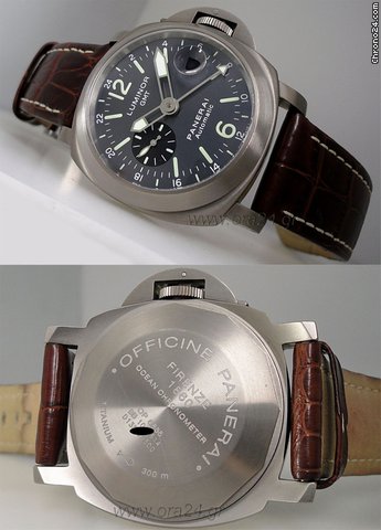replica Panerai Luminor GMT Ocean Chronometer 300m Titanium 44mm PAM089 WATCHES 1