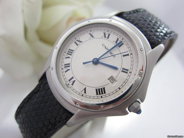 Cartier Cougar Stahl Faltschliesse