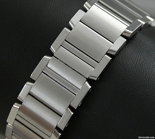 replica Cartier STAINLESS STEEL MID SIZE TANK FRANCAISE WATCHES 1 