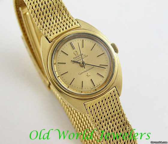 Omega 18K LADYS CONSTELLATION CHRONOMETER