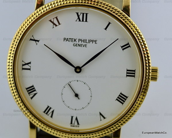 replica Patek Philippe Calatrava 18K Yellow Gold 33MM WATCHES 1 
