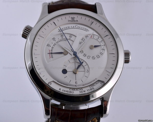 Jaeger-LeCoultre Master Geographic SS Silver Dial 38MM
