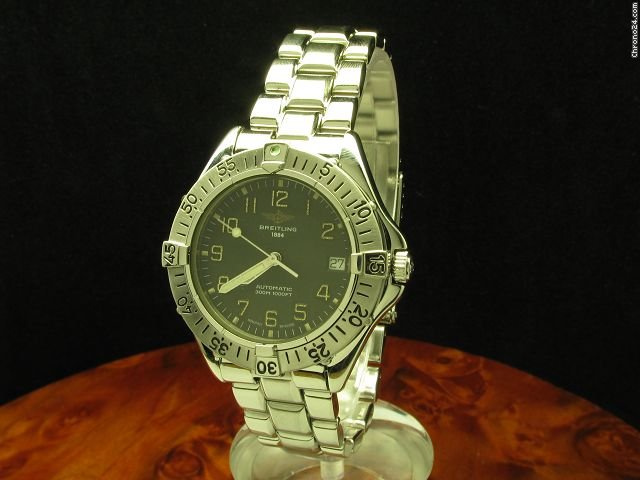 Breitling Colt Automatic Edelstahl Herrenuhr Mit Datum Ref. 17035