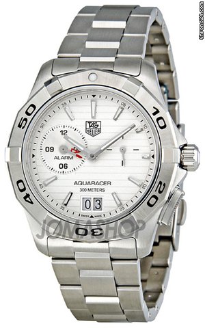 TAG Heuer Aquaracer White Dial Stainless Steel Mens Watch WAP111Y.BA0831
