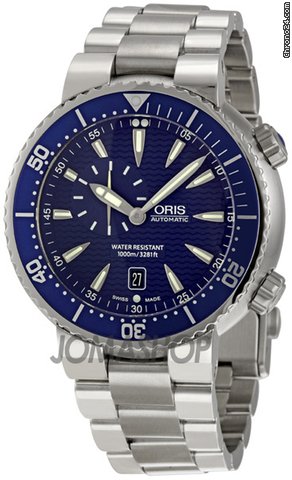 Oris Divers Date Mens Automatic Watch 643-7609-8555MB