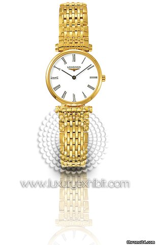 Longines La Grande Classique 18kt Gold-tone Stainless Steel Ladies Watch L4.209.2.11.8