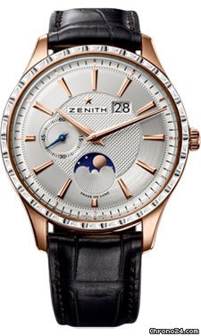 Zenith Elite Captain Moonphase Rose Gold