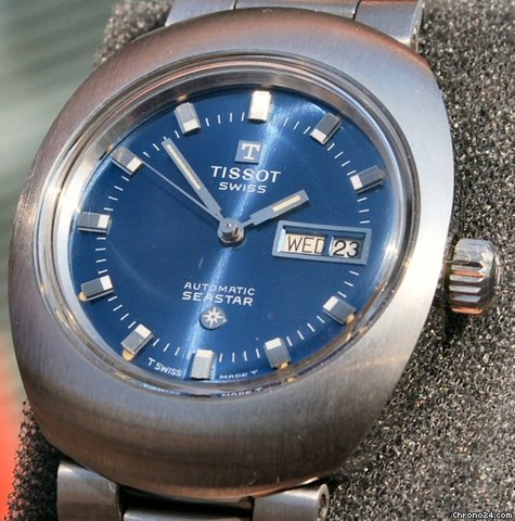 Tissot Seastar Automatic Avio Day Date Acciao Nuovo '70