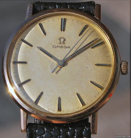 Omega Raro Carica Manuale 1966 Placcato Oro