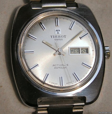 replica Tissot Actualis Acciaio Autoclub Rarissimo Anni 70 Day Date Nuovo WATCHES 1 