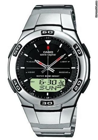Casio Wave Ceptor men's radio controlled watch