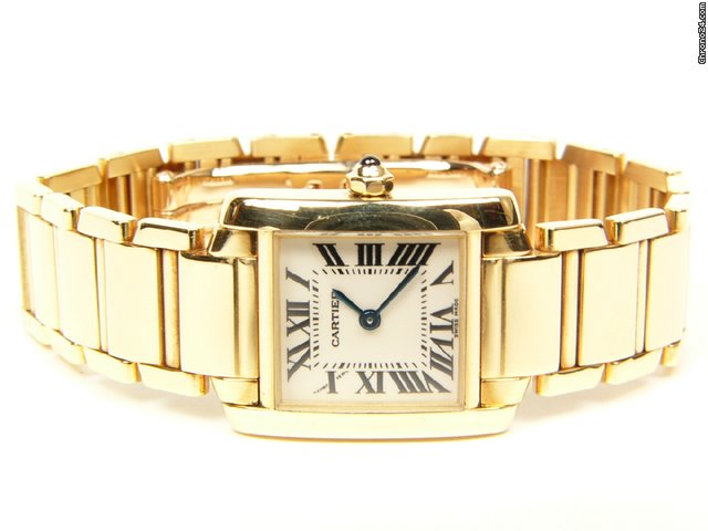 Cartier Tank Francaise lady yellow gold Mod. 2385
