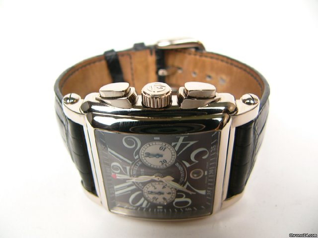 replica Franck Muller Conquistador Corteq Chronograph white gold Mod. 10000CC WATCHES 1 