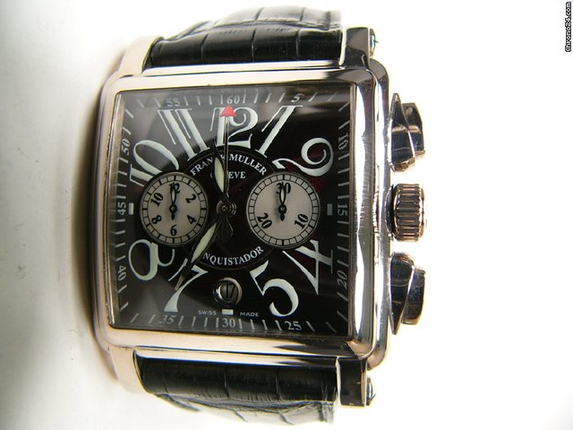 Franck Muller Conquistador Corteq Chronograph white gold Mod. 10000CC