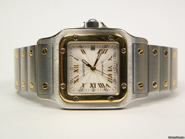 Cartier Santos Galbee stainless steel and yellow gold Mod. 2319