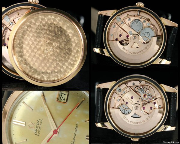 replica Omega Seamaster 18K Yellow Gold WATCHES 1 