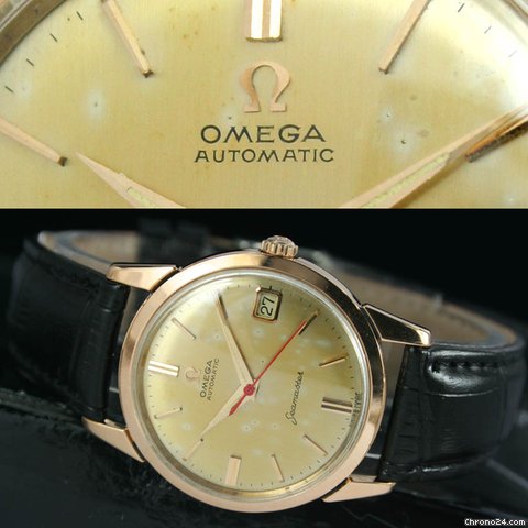 Omega Seamaster 18K Yellow Gold