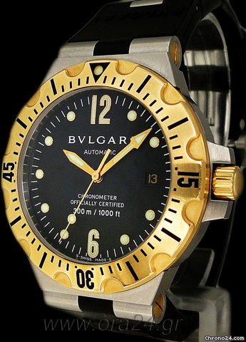 Bulgari Diagono Professional Scuba 300m Gold/Steel 40mm
