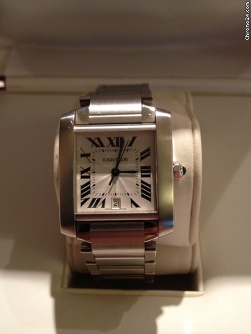 Cartier tank  francaise men big size