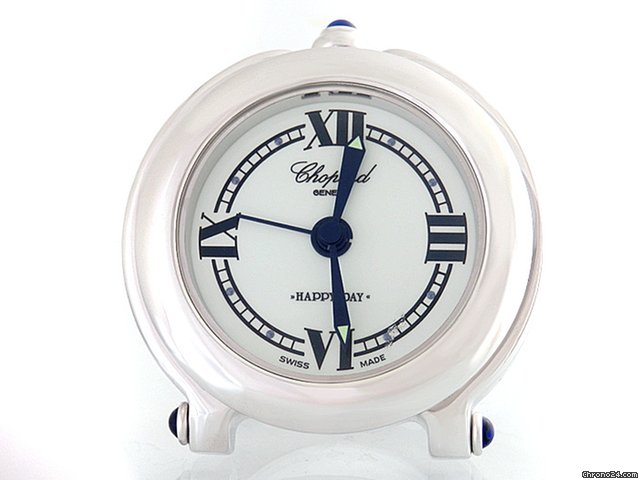 Chopard "Happy Day Tischwecker" - Edelstahl