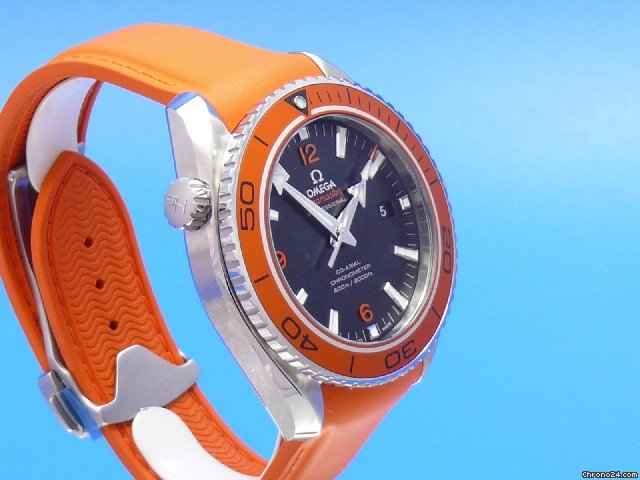 replica Omega Seamaster Planet Ocean Orange 45.5 mm WATCHES 1 