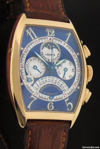 Franck Muller Rose Gold Perpetual Calendar Retrograde Chrono 6850 QPE