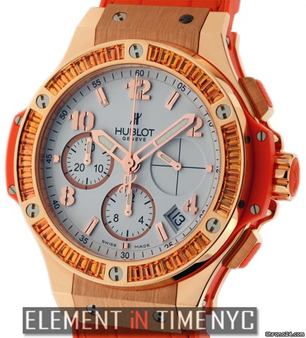 Hublot Big Bang Gold Tutti Frutti 41mm Orange 18k RG NIB